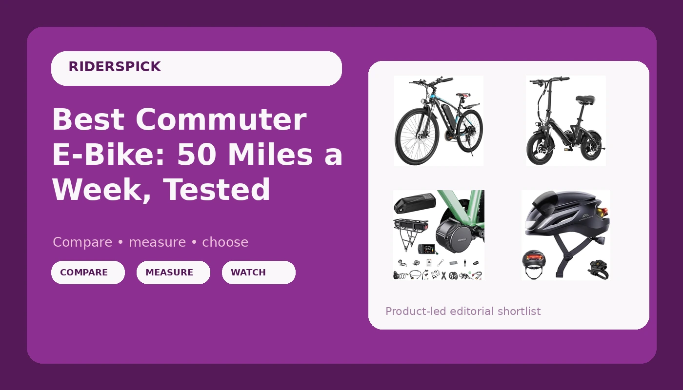 Best Commuter E-Bike: 50 Miles a Week, Tested - RidersPick review with measurements and honest opinion