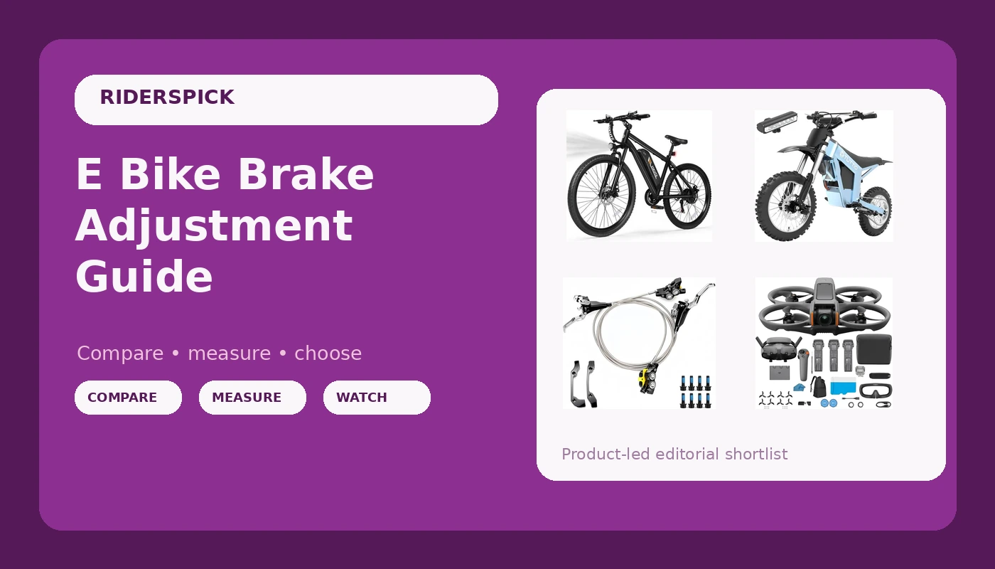 E Bike Brake Adjustment Guide - RidersPick review with measurements and honest opinion