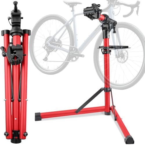 Heavy Duty E Bike Repair Stand 110lbs, Bicycle Workstand Maintenance