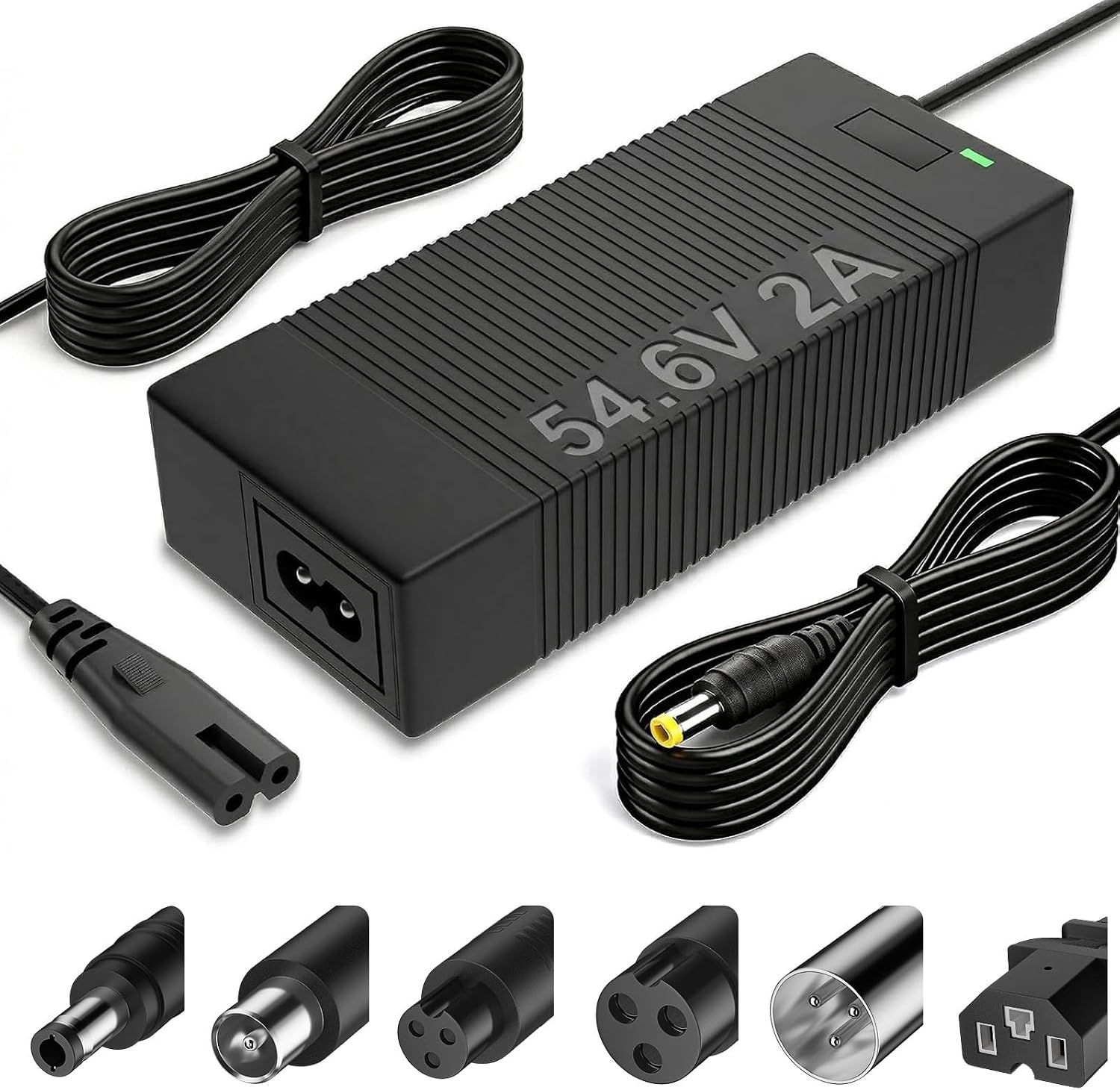 UL Certified 54.6V 2A Fast Electric Bike Charger for 48V Ebike Battery