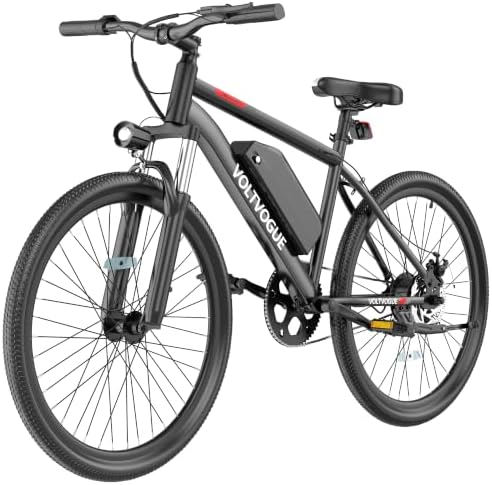 1000W Peak Electric Bike for Adults, up 45 Miles Removable Battery Ebike, 26" Electric E Bike with 3-Speed, Adult Electric Bicycles for Commute Beach Snow Womens/Man All Terrain
